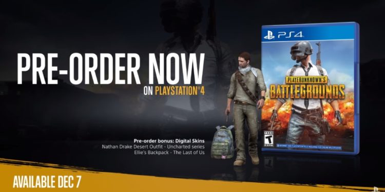 PUBG akan tiba di PS4 pada disember ni! Pre-Order dapat Nathan Drake dan Backpack Ellie!