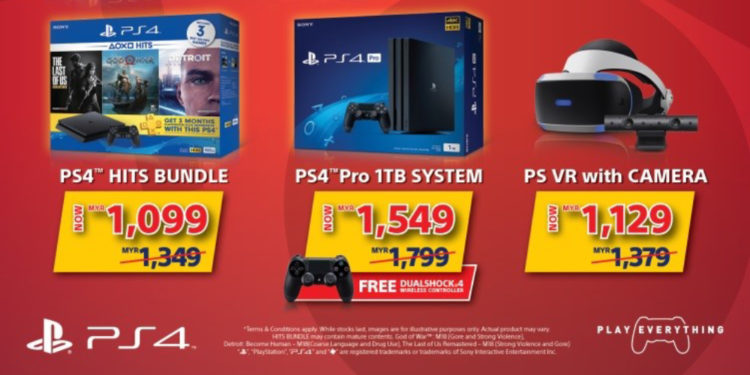 *Limited Time Only* Playstation buat 13 Hari Special! Jualan Produk Playstation potongan harga sebanyak RM250!