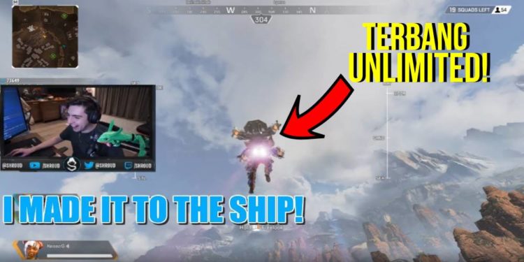 Pemain Pro terbang unlimited dalam Apex Legends sebab glitch!?