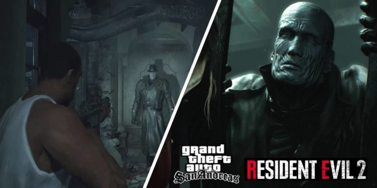 CJ dari GTA San Andreas bertemu Mr.X dalam Resident Evil 2 Remake!