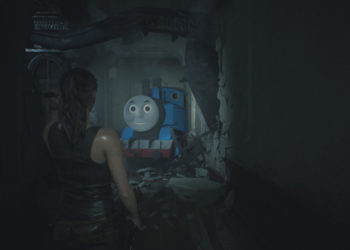 Thomas The Engine ganti Mr.X dalam Resident Evil 2 Remake!! Seramnya!!