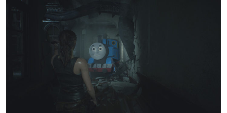 Thomas The Engine ganti Mr.X dalam Resident Evil 2 Remake!! Seramnya!!