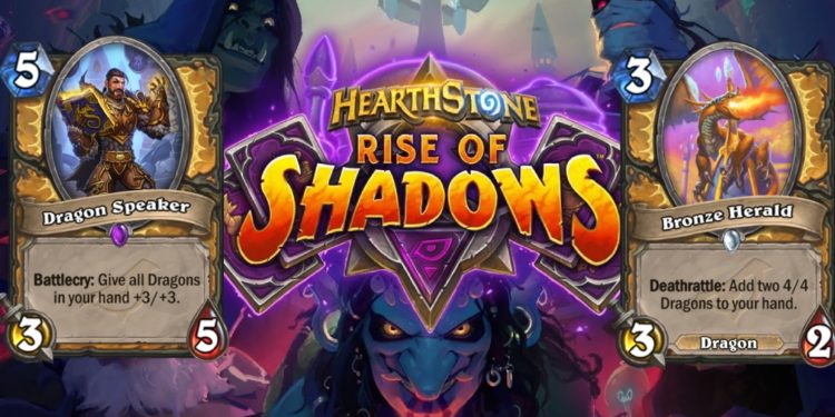 Hearthstone memperkenalkan dua kad baru sempena Rise Of Shadows iaitu Bronze Herald dan Dragon Speaker!