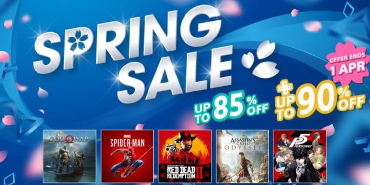 Diskaun sebanyak 85-90% untuk permainan terpilih PS4 sempena Spring Sale!