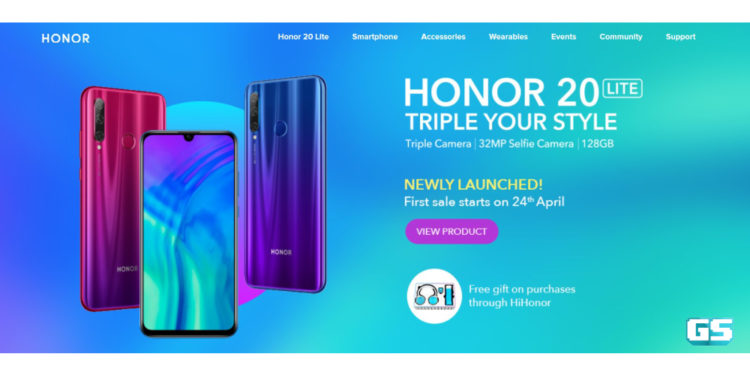 HONOR 20 Lite berada di pasaran Malaysia pada 24 April dengan harga RM949!
