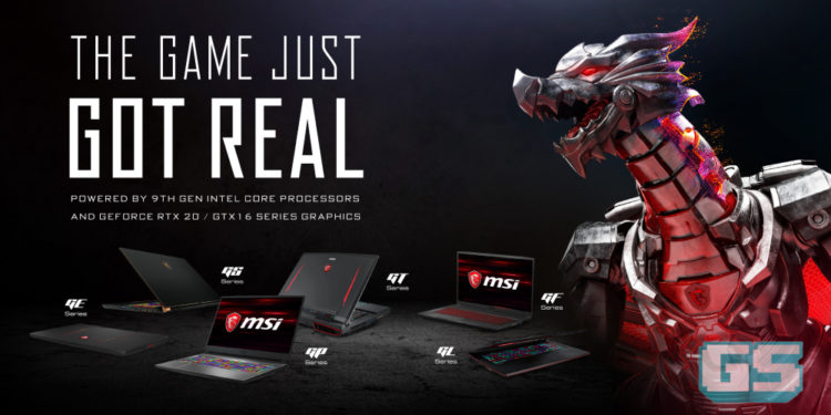 MSI Mengumumkan Kehadiran Laptop Gaming Pertama didunia menggunakan Pemproses 9th Gen. Intel® Core™ i9