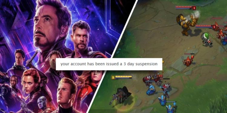 Pemain League of Legends Digantung 3 Hari Selepas Membocorkan Spoiler Untuk Avengers: EndGame