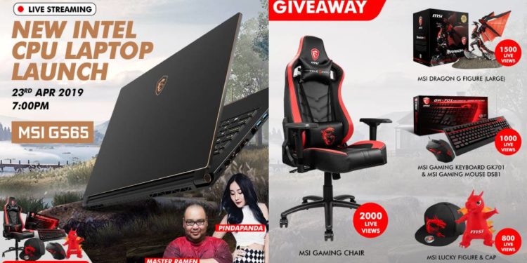 Pelancaran Laptop Intel CPU Terbaru dari MSI Bersama Pindapanda & MasterRamen!