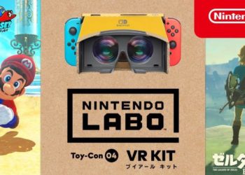 Super Mario Odyssey dan The Legend of Zelda: Breath of the Wild dapat digunakan di Nintendo Labo VR-kit