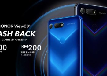 Rebat tunai bagi pembelian HONOR View20 telah bermula!