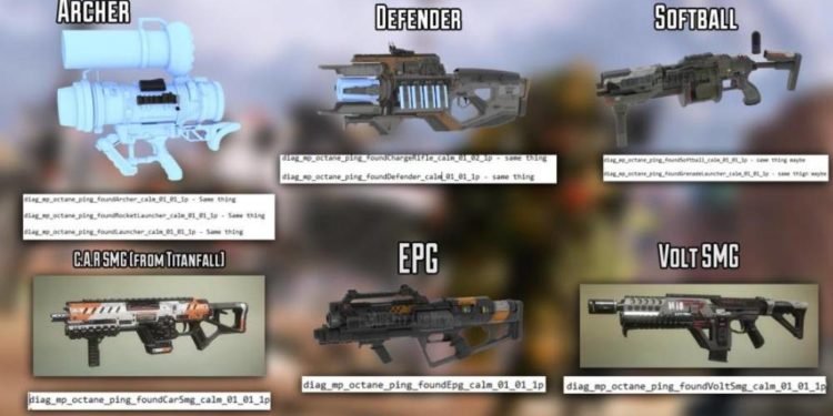 *Leaked* 5 senjata terbaru yang mungkin akan keluar untuk Apex Legends!