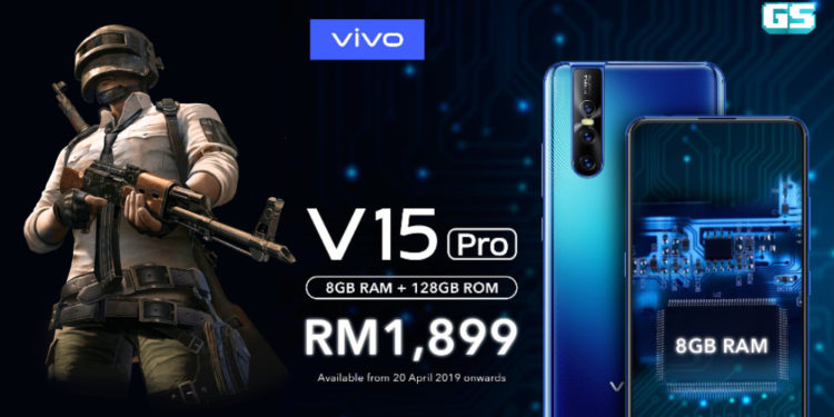 Vivo V15 Pro 8GB RAM boleh didapati bermula 20 April 2019 dengan harga RM1,899!