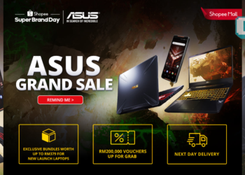 ASUS Super Brand Day Hadir kali ke 2 di Shopee!! Vaucer sehingga RM200,000 boleh diapati!