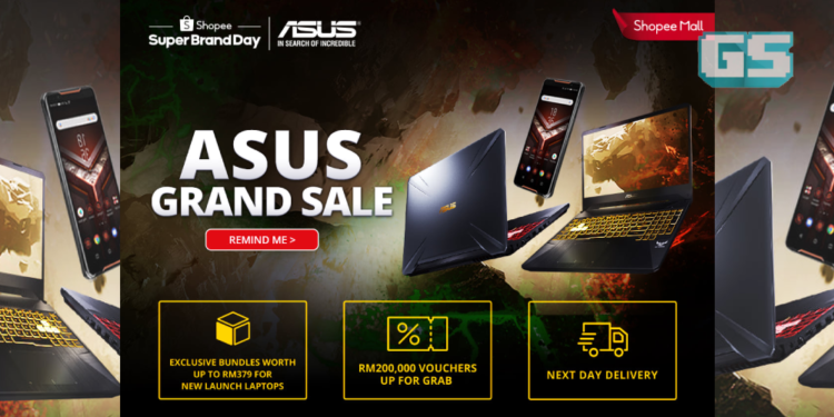 ASUS Super Brand Day Hadir kali ke 2 di Shopee!! Vaucer sehingga RM200,000 boleh diapati!