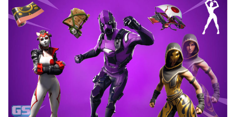 Imej bocor setiap skin, senjata, emote, dan glider di Fornite V9.10!