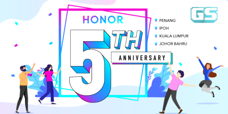 Jom ke Ipoh untuk HONOR 5th Anniversary Fan Experience! Dan Berpeluang Membawa Pulang Hadiah Bernilai Sehingga RM10,000 !!