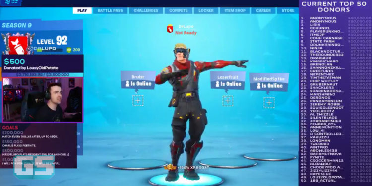 Streamer mengumpul hampir $1 Juta untuk amal dalam hanya empat jam!