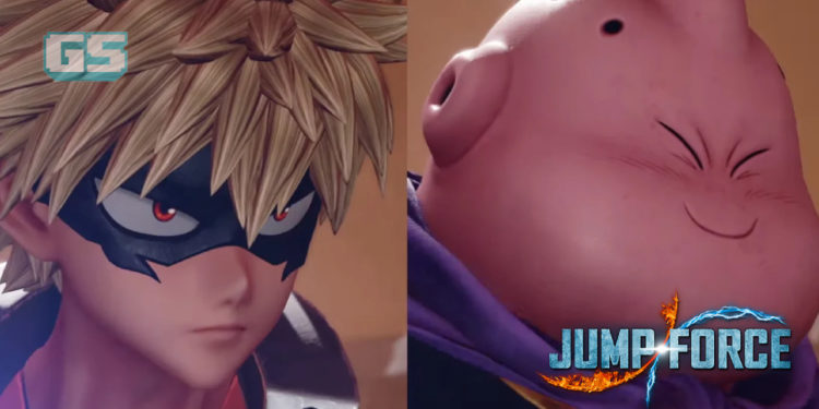 Majin Buu dan Katsuki Bakugo menyertai barisan pahlawan JUMP FORCE!