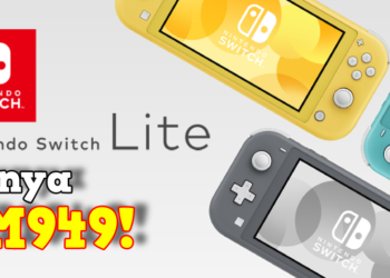 Maxsoft Asia mendedahkan harga rasmi NINTENDO SWITCH LITE iaitu RM949!