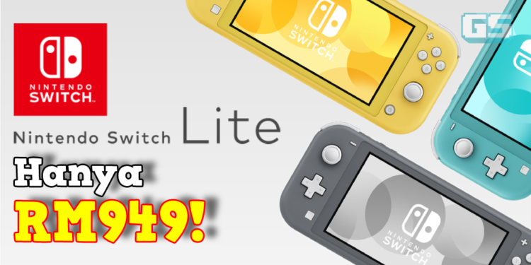 Maxsoft Asia mendedahkan harga rasmi NINTENDO SWITCH LITE iaitu RM949!