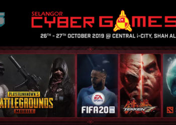 Selangor Cyber Games 2019 membuat kemunculan kali ke-6 dan bakal berlangsung pada 26 – 27 Oktober 2019!