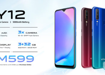 Vivo Y12 yang LEBIH BAIK dengan 64GB ROM kini boleh didapati di Malaysia pada harga RM599!