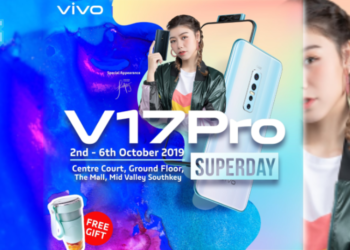 Jom beramai-ramai memeriahkan Vivo V17 Pro Superday di Mid Valley Southkey, Johor hujung minggu ini!
