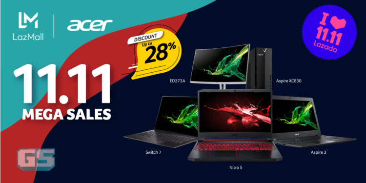 Menggila bersama promosi eksklusif ACER pada jualan 11.11, LAZADA!