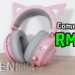 Meow! Streaminglah gaya paling comel dan bermain game bersama bunyi padu dengan Razer Kraken Kitty Edition!