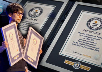 Hideo Kojima menerima Guinness World Records untuk Game Director paling banyak FOLLOWER di Media Sosial!