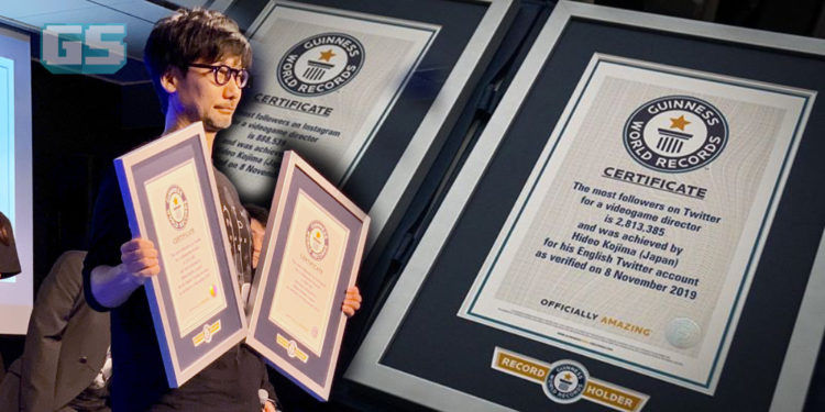 Hideo Kojima menerima Guinness World Records untuk Game Director paling banyak FOLLOWER di Media Sosial!