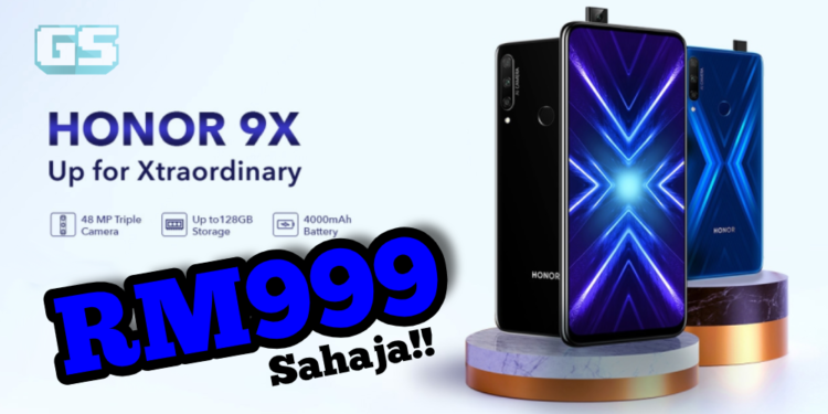 HONOR melancarkan HONOR 9X dengan Paparan FullView Luar Biasa bersama spesifikasi yang mengagumkan!