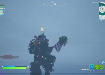 Ribut salji melanda gamers-gamers di Fortnite! Adakah sesuatu akan muncul?