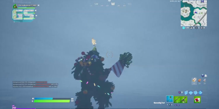 Ribut salji melanda gamers-gamers di Fortnite! Adakah sesuatu akan muncul?