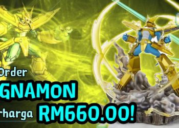 Pra-pembelian Model Figurin Digimon Royal Knights MAGNAMON dari King Studio berharga RM660!!