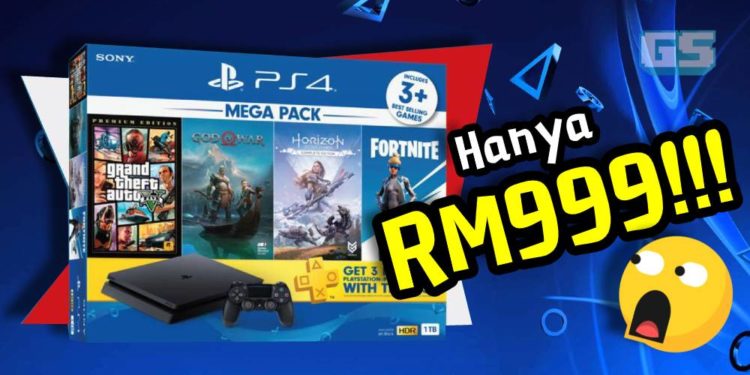 Musim cuti adalah musim bershopping untuk PlayStation 4 1TB semurah RM999 & promosi-promosi GEMPAK lain!