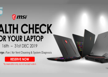 Pengguna MSI layak menerima Health Check PERCUMA! Mari jaga kesihatan laptop kesayangan!
