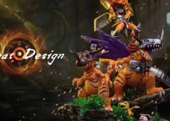 Figurin Evolusi Agumon dari GD Studio ini sangat gempak dan harga pre-ordernya adalah RM2000!!