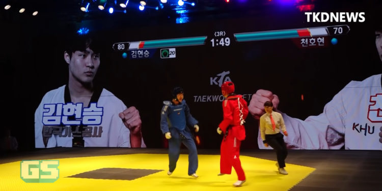 Pelik tapi benar! Penambahan HEALTH BAR di kejohananan Taekwondo mengubah acara seperti “fighting game!”