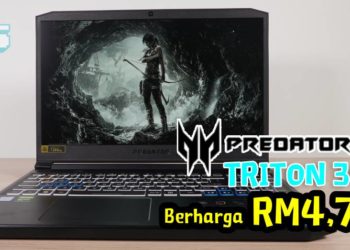 Bersedia untuk berperang dengan ACER PREDATOR TRITON 300! Jom usha Review Laptop padu ini!