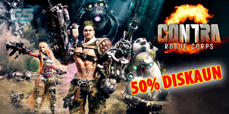 Diskaun sebanyak 50% untuk CONTRA: ROGUE CORPS di PS4!