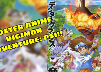 Poster pertama untuk siri anime baru Digimon Adventure: Ψ (Psi)!