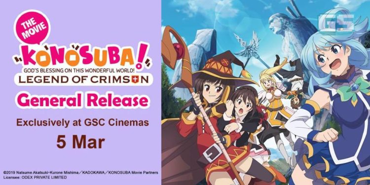 KonoSuba: God’s Blessing on this Wonderful World! Anime penuh dengan dunia fantasi akan datang 5 Mac ini di GSC Malaysia!