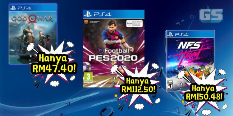 Kini God of War hanya RM47.40?! Diskaun sehingga 85% dengan New Season Sale PlayStation!