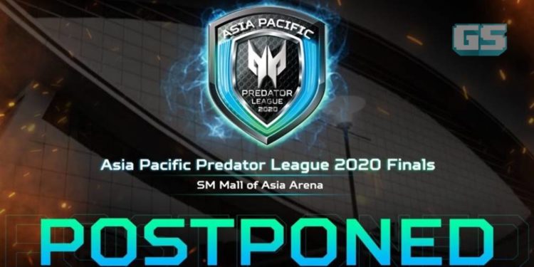 ACER telah mengumumkan bahawa Asia Pacific PREDATOR LEAGUE 2020 ditundakan!
