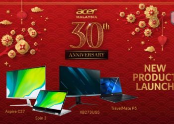 Acer Malaysia meraikan Ulangtahun ke-30 mereka dengan siri Produk yang menarik!