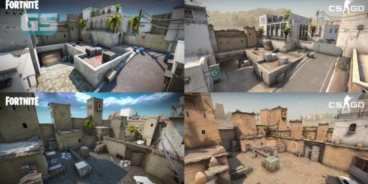 Peta Dust 2 telah muncul di Fortnite? Kolaborasi istimewa antara Counter Strike & Fortnite!