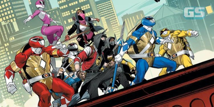 Teenage Mutant Ninja Turtles menjadi Power Rangers? Memang gempak lah Crossover komik ni!