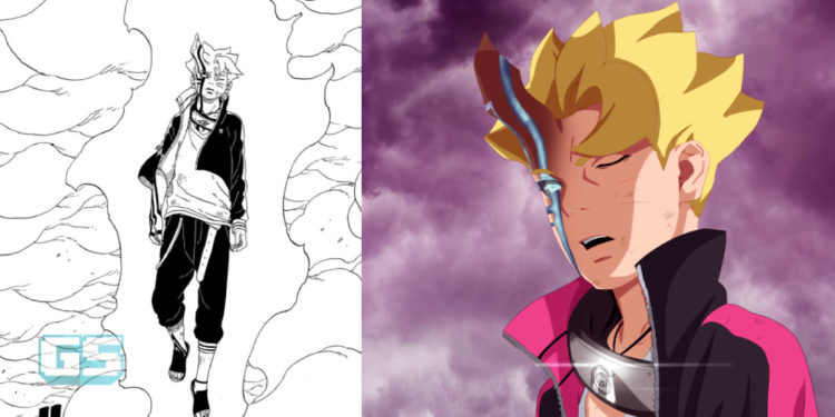 Boruto membangkitkan kuasa terlarang dalam bentuk Otsutsuki!