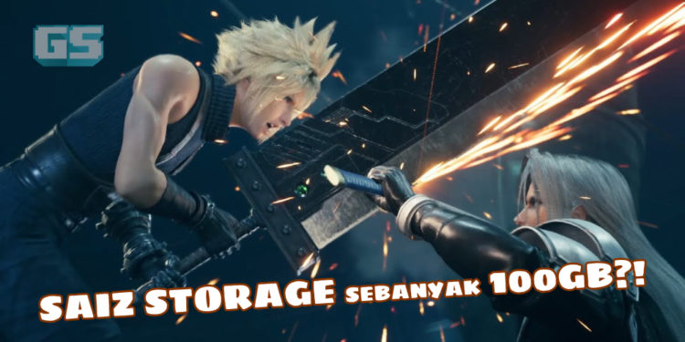 Final Fantasy 7 Remake memerlukan 100GB untuk INSTALL!